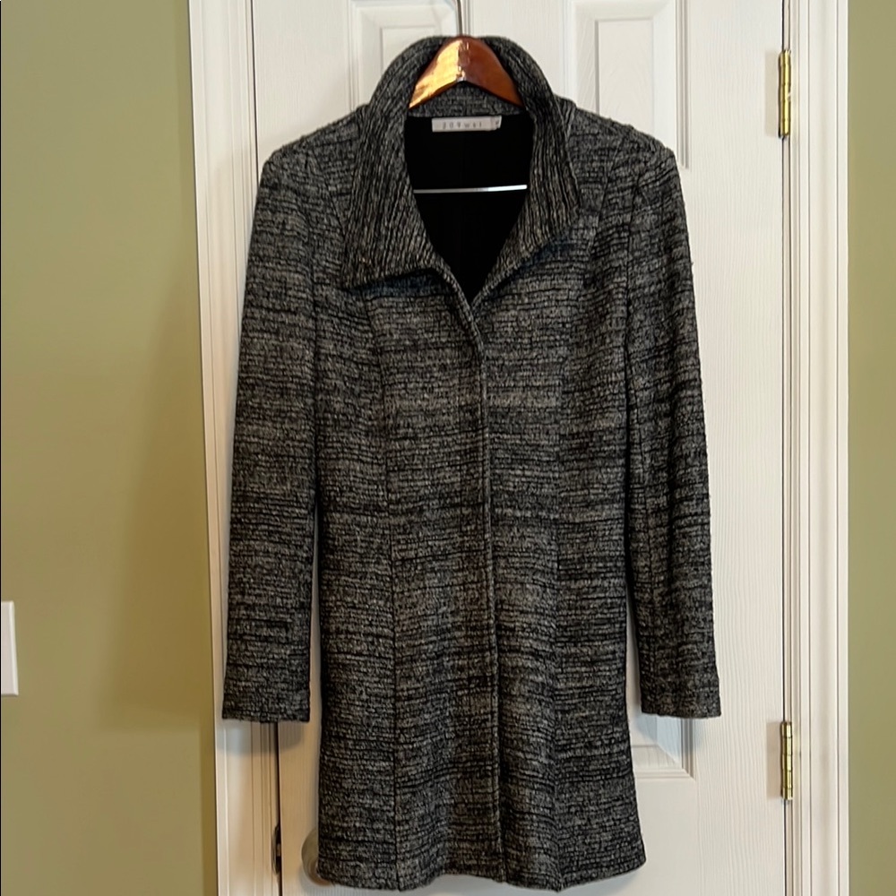 Women's Black Gray Coat